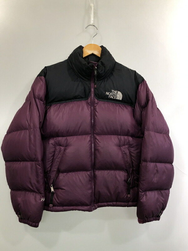 【中古品】【メンズ】  THE NORTH FACE ザ 北の方人間の顔 NUPTSE DOWN JACKET ヌプシダウンジャケット アウター 144-260519-yn-21-時間 大きさ：85 色つや：パープル 生生世世Net店
