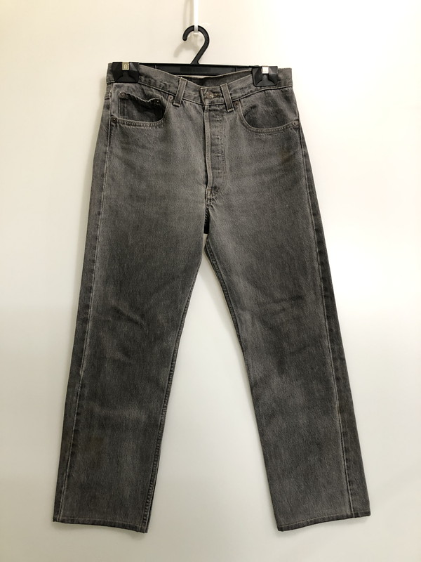 【中古品】【メンズ】  LEVI\u0027S リーヴァイズジーンズ 501 先染め BLACK DENIM PANTS ジーンズズボン下 ボトムス 157-260520-AS-16-時間 大きさ：W31L34 色つや：黒いこと 生生世世Net店