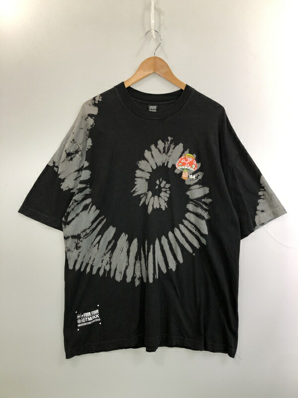 【中古品】【メンズ】  KAIKAI KIKI × +44 カイカイキキ プラスフォーティーフォー CIRCUIT DE LAS VEGAS TEE 電気回路 デ ラスベガス プルオーバー 半袖 メンズ トップス 142-260520-KS-10-時間 大きさ：XL 色合い：黒いこと 未来永劫Net店