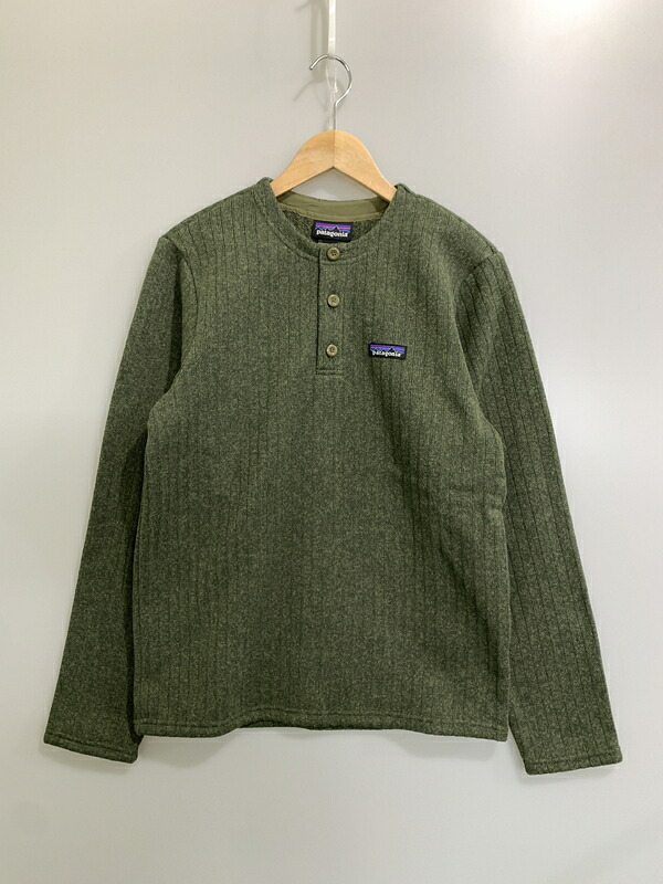【中古美品】【メンズ】  PATAGONIA パタゴニア BETTER SWEATER HENLEY 25305 もっと良いスウェーター ヘンリー メンズ トップス 144-260520-KS-15-時間 大きさ：S 色合い：緑であること 未来永劫Net店