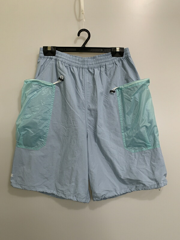 【中古品】【メンズ】  STABRIDGE スタブリッジ ×MARMOT モルモット TOMTJD81AM SHORT PANTS 遊撃手ズボン下 155-260523-zi-13-時間 大きさ：L 色つや：タイトブルー 生生世世Net店