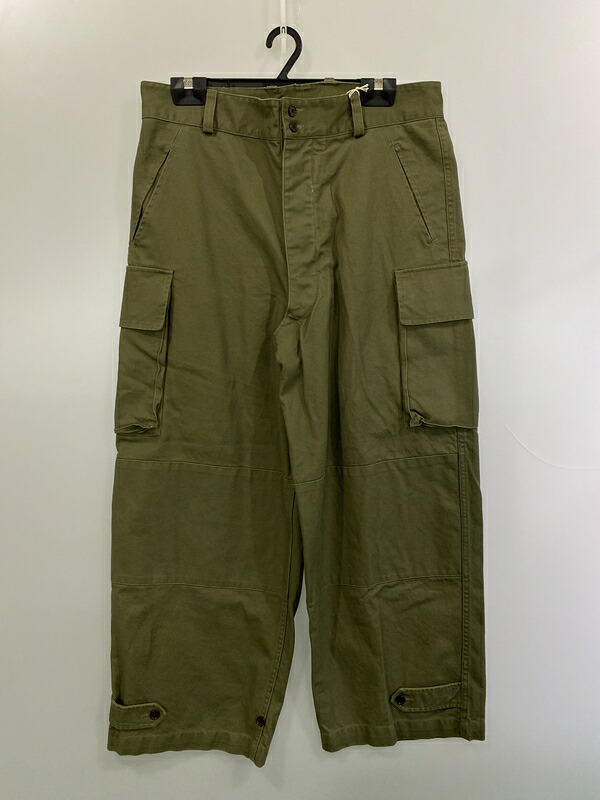 【中古品】【メンズ】  WAIPER ワイパ M-47 CARGO PANTS 24WP93 カーゴパンツ メンズ ボトムス ヴィンテージ フランス共和国軍 156-260524-em-38-時間 大きさ：16 色つや：カーキ緑であること 生生世世Net店