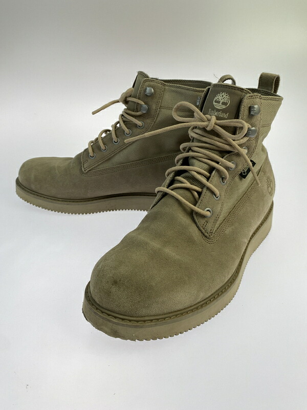 【中古品】【メンズ】  TIMBERLAND ティンバーランドF VIBRAM WP BOOT A2J1P お水校正刷り ブーツ メンズ シューズ 164-260524-em-15-時間 大きさ：27.5糎 色合い：BEIGE 未来永劫Net店