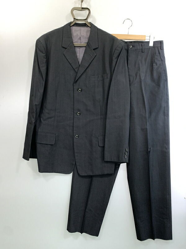 【中古品】【メンズ】 Y\'S FOR MEN ワイズフォーメン 00\'s SETUP ウールギャバジン セットアップ ジャケット ボトムス 140-260529-yn-07-min サイズ:ジャケット4/パンツ3 カラー:ブラック 万代Net店|万代Net店