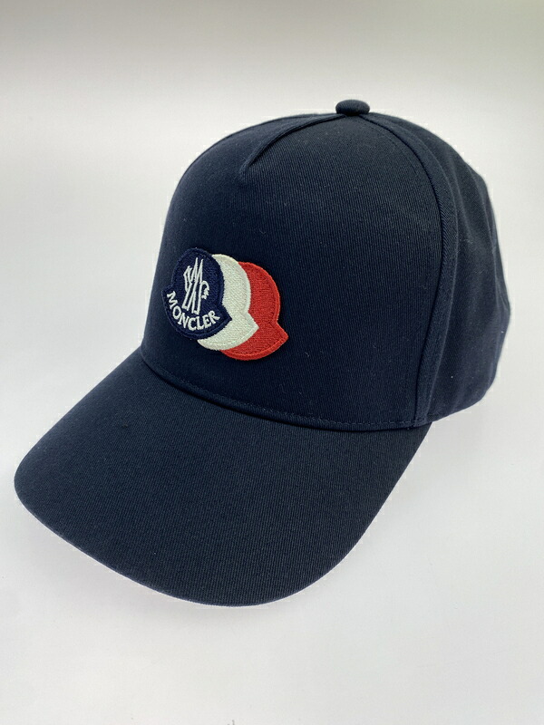 【中古品】【メンズ】  MONCLER モンク軌跡 BASEBALL CAP L19543B00001 野球旗がしら 鳥打ち帽 185-260530-KS-10-時間 大きさ：S 色つや：米国海軍 生生世世Net店