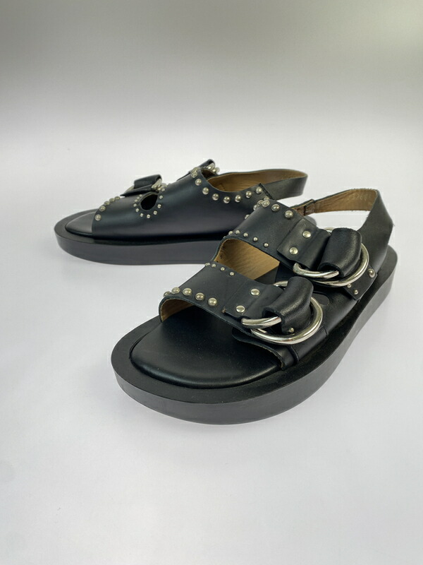【中古品】【メンズ】  CAMINANDO カミナンド DOUBLE STRAP SANDAL サンダル 靴 シューズ 167-260607-AS-18-時間 大きさ：8 色合い：黒いこと 未来永劫Net店