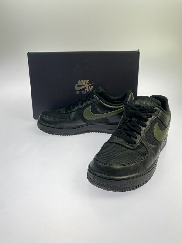 【中古品】【メンズ】  NIKE ナイキ AIR FORCE 1 GTX HV3959-010 空軍 1 ゴアテックス スニーカー 靴 160-260609-yn-01-時間 大きさ：26.0糎 US8 色つや：BLACK/CARGO KHAKI 生生世世Net店