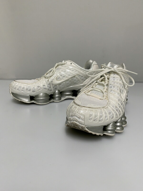 【中古品】【メンズ】 NIKE ナイキ WOMEN\'S SHOX TL AR3566-103 ウィメンズ ショックス スニーカー 靴 160-260609-yn-43-min サイズ:27.0cm US10 カラー:ホワイト 万代Net店|万代Net店