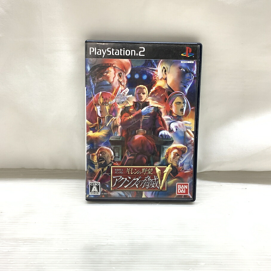 【現状渡し品】 CERO A 機動戦士ガンダム ギレンの野望 アクシズの脅威V - PS2 ソフト 023-260614-MS-20-min 万代Net店|万代Net店