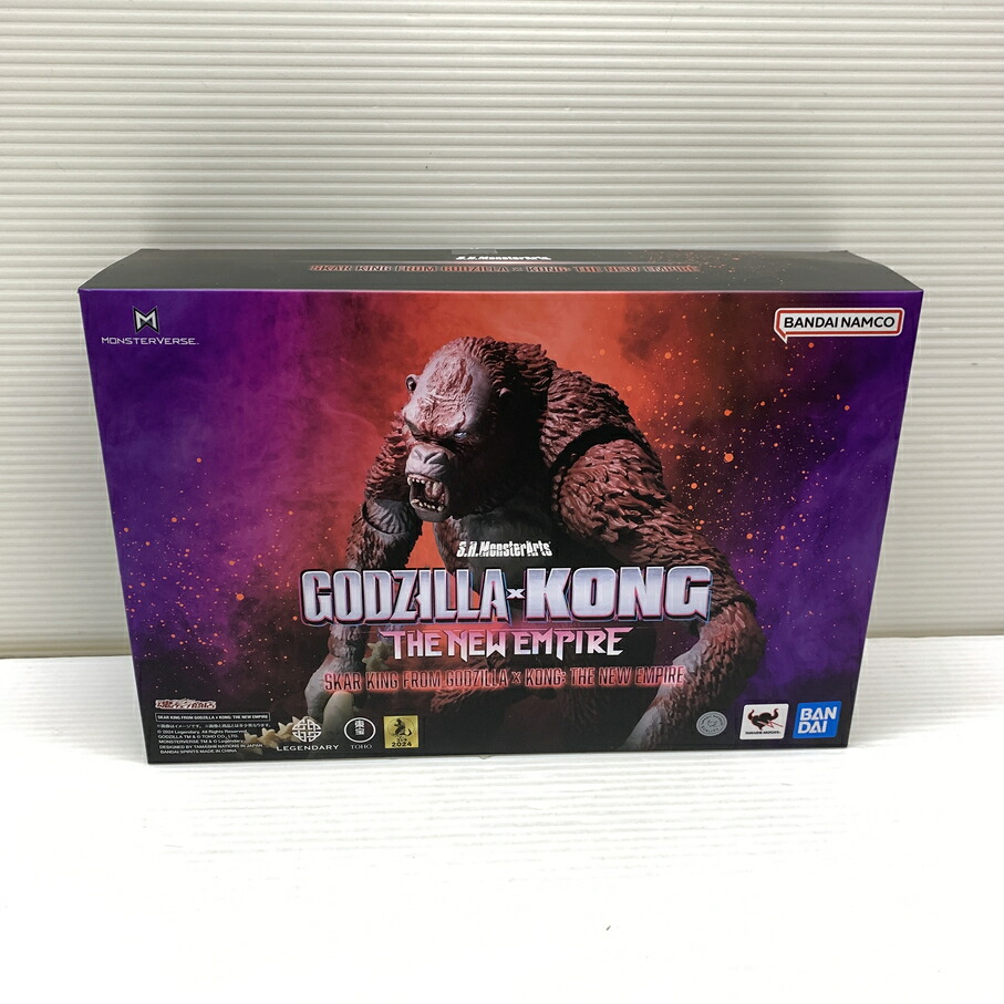 【中古品】 S.H.MonsterArts SKAR KING FROM GODZILLA × KONG: THE NEW EMPIRE ゴジラ×コング 新たなる帝国 055-260715-YT-01-min 万代Net店|万代Net店