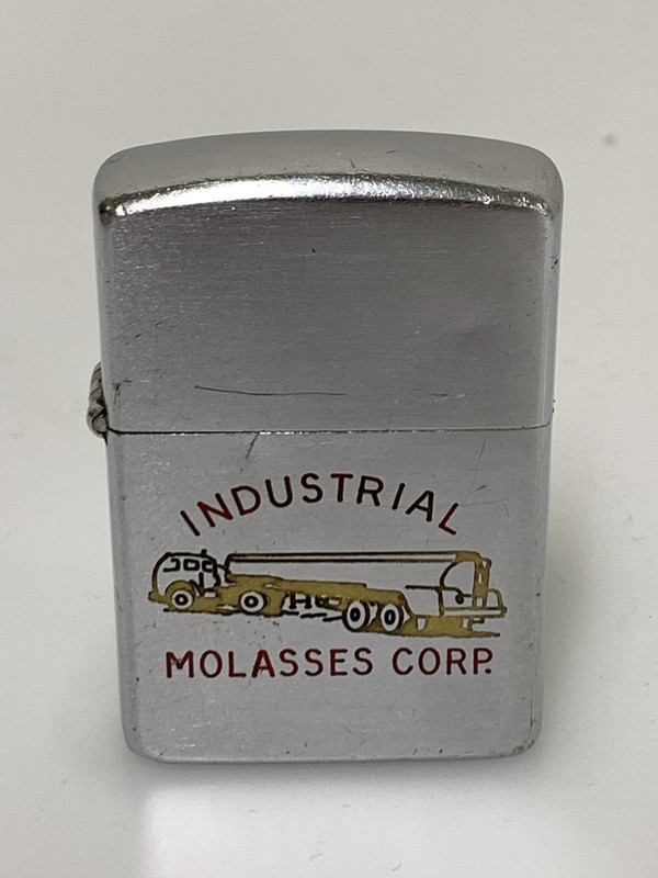 【中古品】【メンズ】 ZIPPO ジッポ PAT2517191 50'S INDUSTRIAL MOLASSES CORP フルスタンプ オイルライター 喫煙具 206-260719-AS-6-min カラー：シルバー 万代Net店｜万代Net店