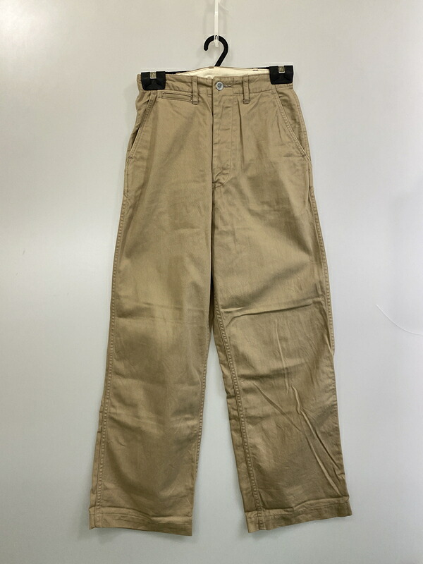 【現状渡し品】【メンズ】 U.S.ARMY ユーエスアーミー 50'S 45KHAKI CHINO PANTS 50年代 チノパンツ メンズ ボトムス ヴィンテージ 157-260720-em-90-min カラー：ベージュ系 万代Net店｜万代Net店