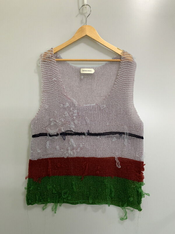 【現状渡し品】【メンズ】 NAMACHEKO ナマチェコ VEST ベスト メンズ トップス 重ね着 141-260720-em-45-min サイズ：Ｓ カラー：マルチカラー 万代Net店｜万代Net店