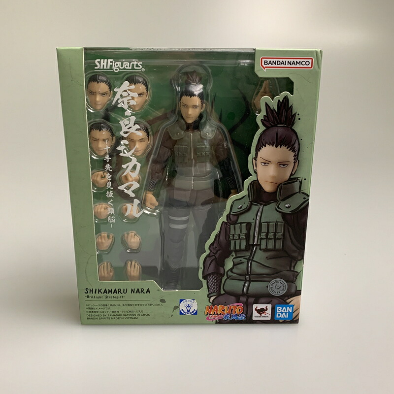 【中古美品】 NARUTO? -ナルト- 疾風伝 S.H.F 奈良シカマル -十手先を見抜く頭脳- アクションフィギュア 051-260723-AS-9-min 万代Net店｜万代Net店