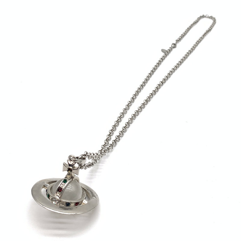 【中古品】【メンズ/レディース】 Vivienne Westwood ヴィヴィアンウエストウッド Orb Necklace オーブ ネックレス ペンダント 182-260311-nm-02-otoh カラー：シルバー 万代Net店