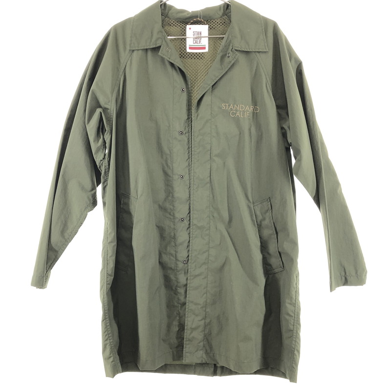 百貨店SALE 10%OFF~【中古品】【メンズ】 STANDARD CALIFORNIA PACKABLE CAR COAT 標準尺度黄金州 パッカブル 鉄道車両厚地の外套  140-260319-ts-03-oto 大きさ：L 色つや：オリーブ 生生世世Net店