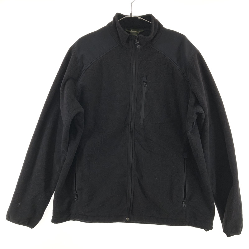 百貨店SALE 10%OFF~【中古品】【メンズ】  EDDIE BAUER エディーバウアーフリースジャケット 144-260319-ts-04-oto 大きさ：L 色つや：黒いこと 生生世世Net店