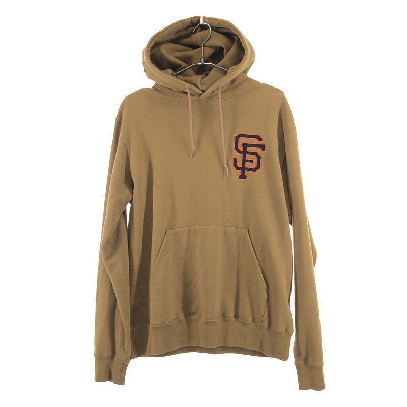 【中古美品】【メンズ】 F.C.REAL.BRISTOL FCRB-212023 21AW MLB TOUR TEAM SWEAT HOODIE エフシーレアルブリストル MLBツアー チームスウェットフーディ 142-260320-ts-02-otoh サイズ：S カラー：キャメル 万代Net店｜万代Net店