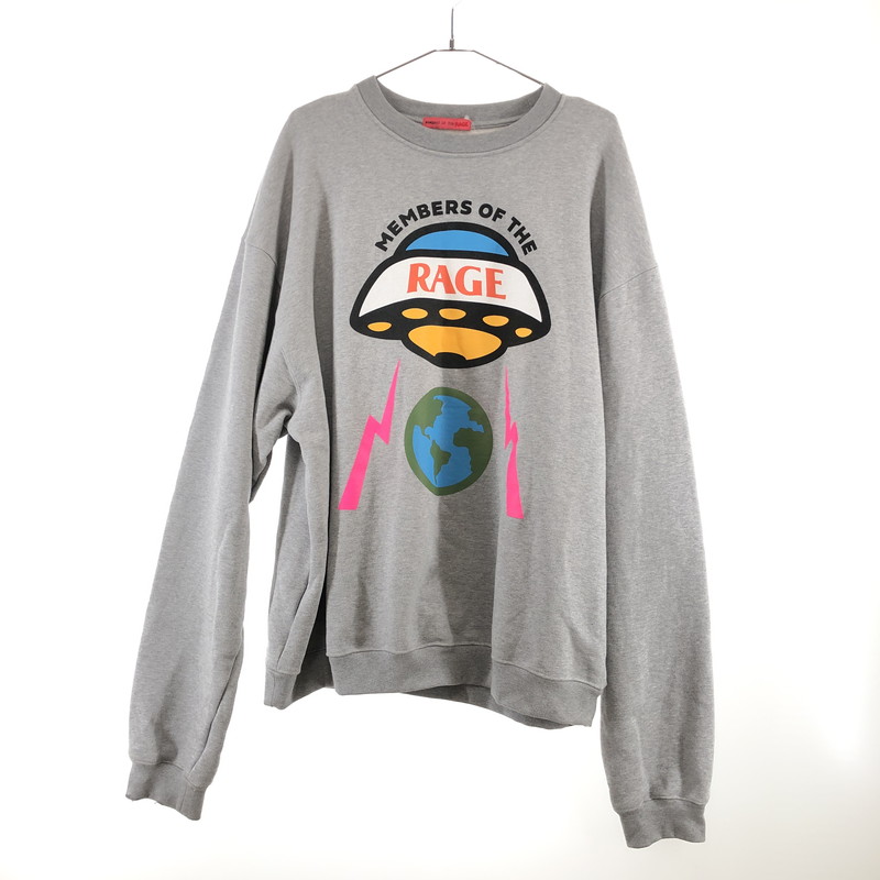 百貨店SALE 30%OFF~【中古品】【メンズ】  MEMBERS OF THE RAGE HERO LOGO CREWNECK メンバーズオブザレイジ 汗水 147-260324-ts-08-otoh 大いさ：XL 色合い：ヘザーグレー 生生世世Net店