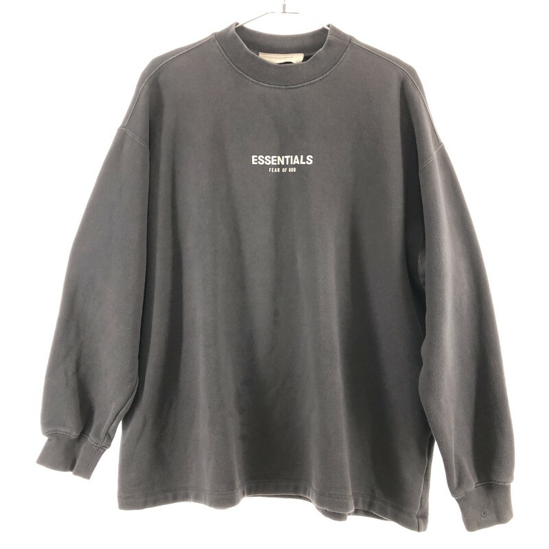 【中古品】【メンズ】 FOG ESSENTIALS FEAR OF GOD RN 090233 LOGO CREWNECK SWEATSHIRT エフオージーエッセンシャルズ スウェット 141-260324-ts-05-otoh サイズ：XS カラー：ブラック 万代Net店