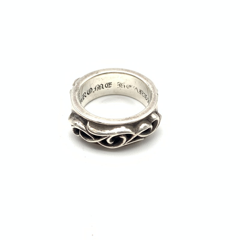百貨店SALE 10%OFF~【中古品】【メンズ】  CHROME HERATS クロムハーツ  DBL NARROW VINE BAND 輪っか 190-260425-ts-02-otoh 14号 生生世世Net店