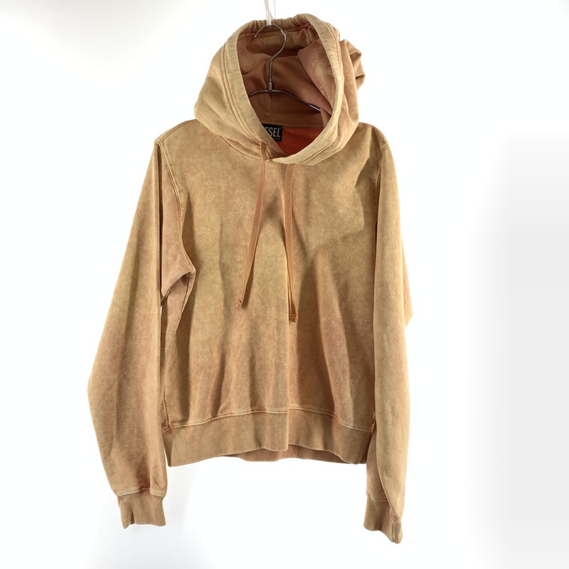 【中古美品】【メンズ】 DIESEL ディーゼル F-REGGY-HOOD パーカー 147-260430-ts-09-otoh サイズ：XS カラー：オレンジ 万代Net店｜万代Net店
