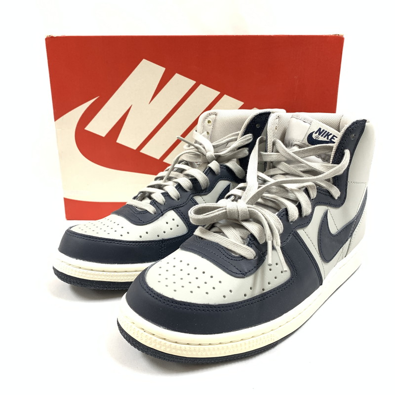 【中古美品】【メンズ】  Nike ナイキ FB1832-001 Terminator High \"Georgetown\" スニーカー 靴 160-260501-ts-10-otoh カラー：グラナイト / ダークオブシディアン/セイル 万代Net店
