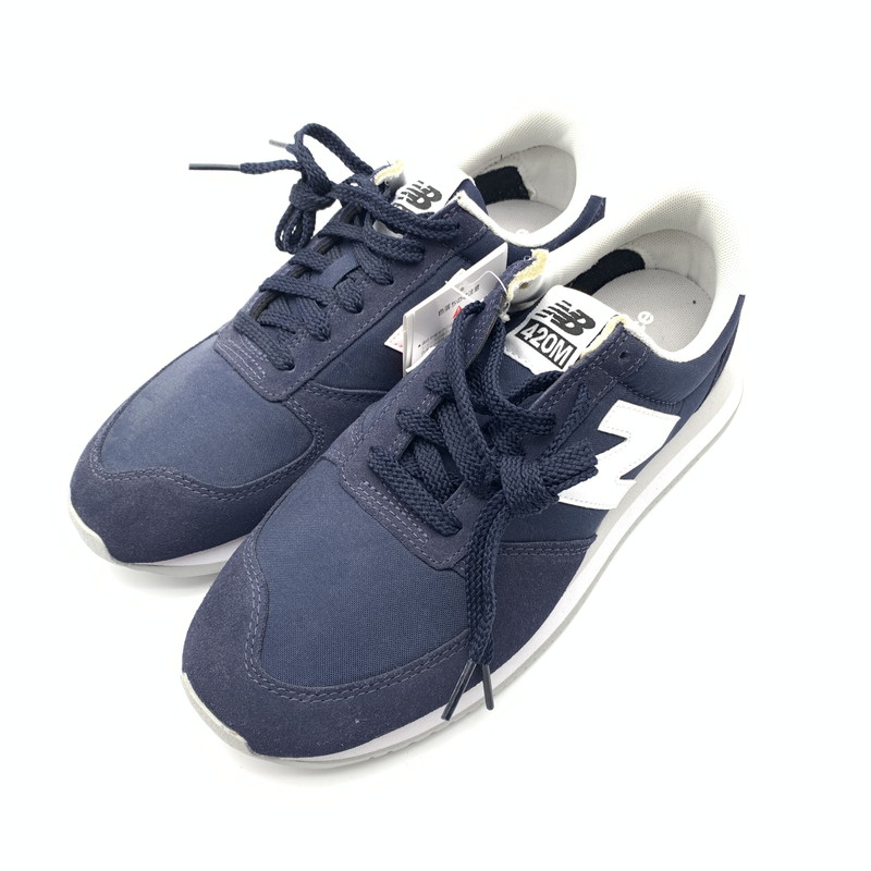 【中古美品】【メンズ】  NEW BALANCE ニュー平衡にする UL420MAN  スニーカー 靴 162-260510-st-03-otoh 色つや：米国海軍 万劫末代Net店
