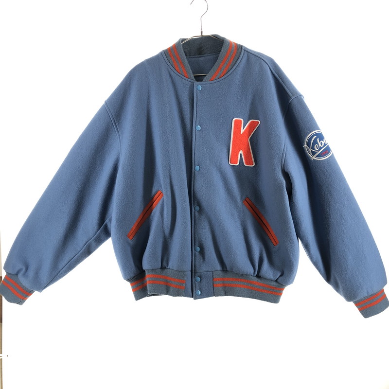 【中古品】【メンズ】  KEBOZ×JOURNAL STANDARD ケボズｘ逐次刊行物標準尺度 GAME SPORTSWEAR STANDARD 闘技場上衣 スタジャン 142-260511-sy-08-otoh 色つや：点火装置青碧系 生生世世Net店