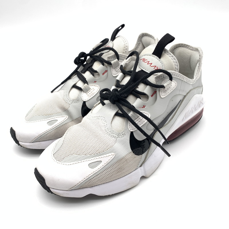 【中古品】【メンズ】  Nike ナイキ CU9452-100 Air Max Infinity 2 160-260512-st-08-otoh 色合い：白いこと/黒いこと/フォトンダスト/ブライトクリムゾン 未来永劫Net店