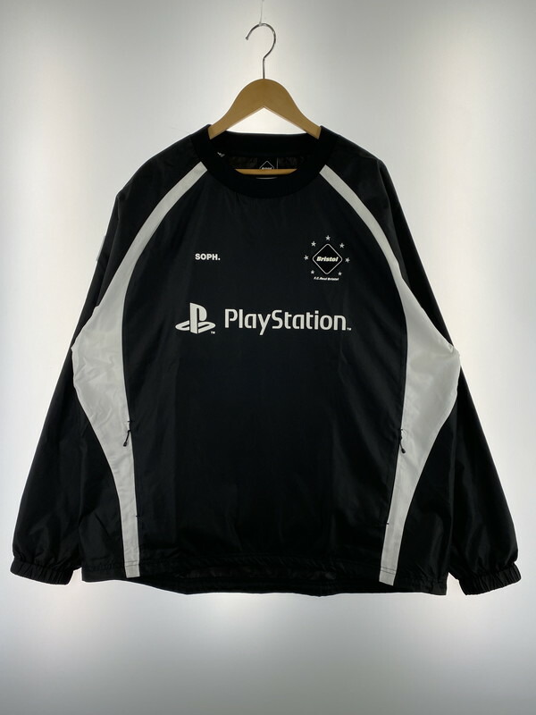 【中古美品】【メンズ】  F.C.REAL BRISTOL エフシーレアルブリストル FCRB-242001 24AW WARM UP PISTE ウォームアップピステ 長袖トップス 142-260529-sm-03-otoh 大きさ：XL 色合い：黒いこと 未来永劫Net店