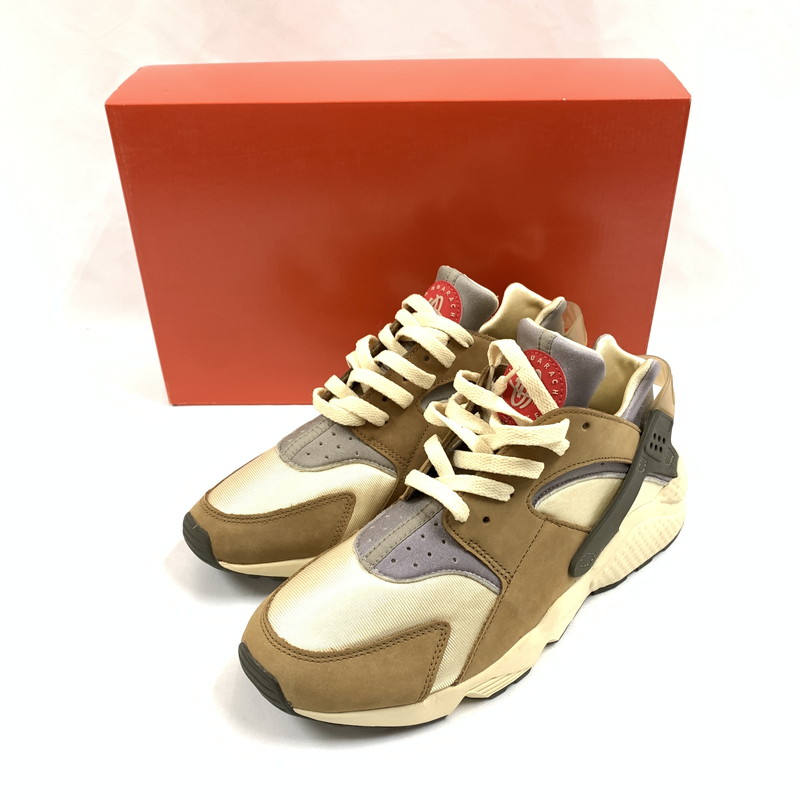 【中古美品】【メンズ】  NIKE × STUSSY ナイキ ステューシー DD1381-200 AIR HUARACHE LE スニーカー 靴 160-260601-st-04-otoh 色合い：乾荒原オーク材/先んじる/点火装置麦わら 未来永劫Net店