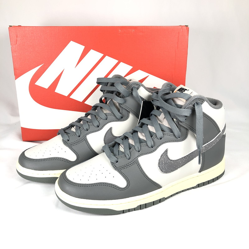 【中古美品】【メンズ】  NIKE DUNK HIGH RETRO SE VINTAGE DM0582-001 ダンク 御機嫌 レトロ SE ヴィンテージ スニーカー 靴 160-260610-sm-03-otoh 色合い：薄墨色 未来永劫Net店