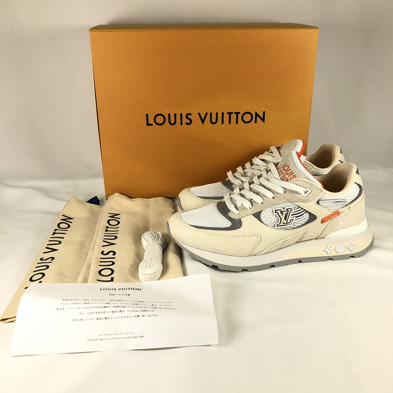 【中古品】【メンズ】 LOUIS VUITTON GO0213 23SS RUN AWAY SNEAKER　ルイヴィトン ランアウェイ・ライン スニーカー 179-260610-sm-01-otoh カラー：淡いベージュ 万代Net店｜万代Net店 52,800円