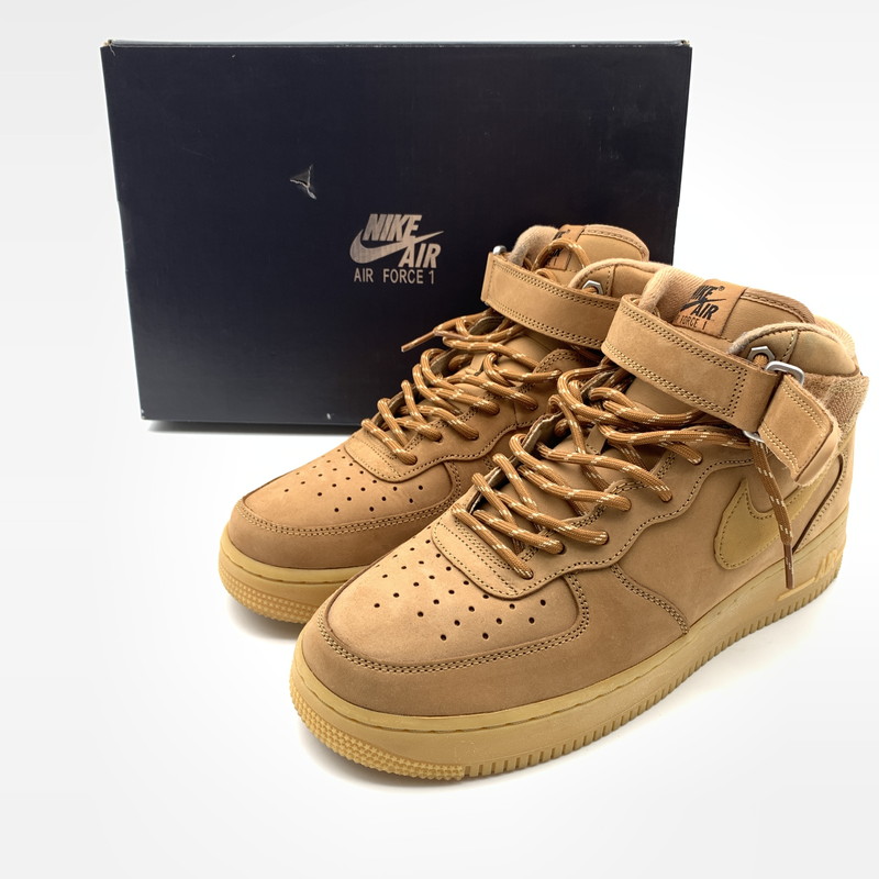 【中古美品】【メンズ】 NIKE ナイキ DJ9158-200 AIR FORCE 1 MID 07 WB スニーカー 靴 160-260623-st-06-otoh カラー：フラックス/ガムライトブラウン/ブラック/ウィート 万代Net店｜万代Net店
