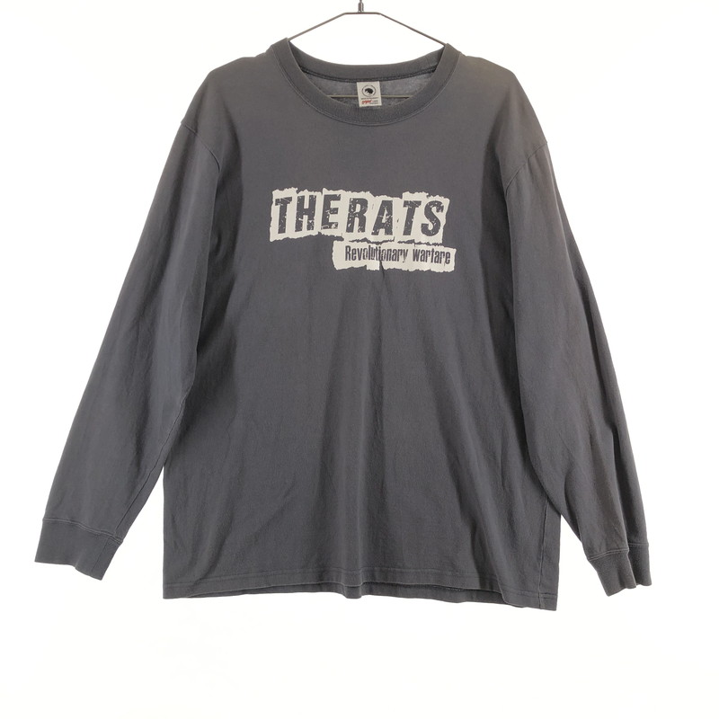 【中古品】【メンズ】 RATS PUNK L/S TEE ラッツ ロンT 142-260630-sm-05-otoh サイズ：L カラー：チャコールグレー 万代Net店｜万代Net店