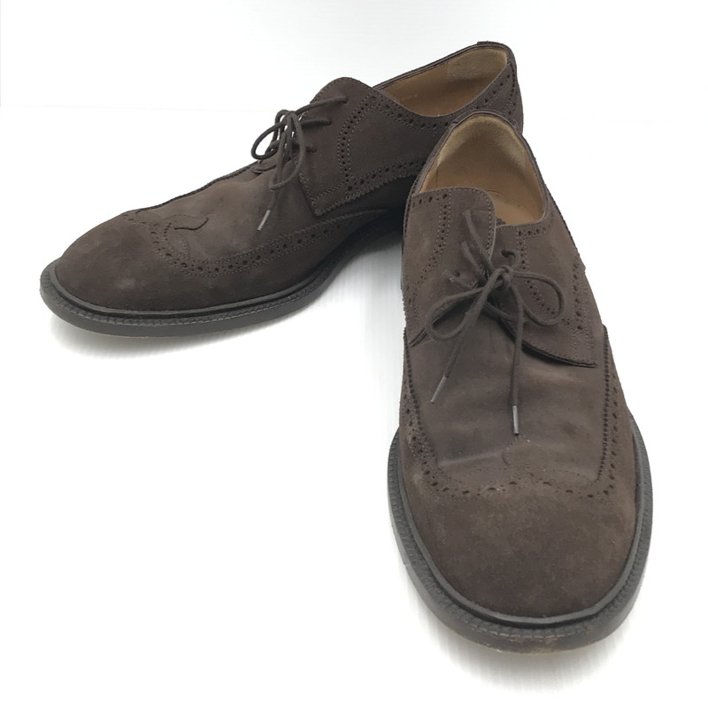 【中古品】【メンズ】  SUEDE DRESS SHOES ST1004 スエード ドレスシューズ 靴 179-250226-yk-30-tag サイズ：8 カラー：ブラウン 万代Net店