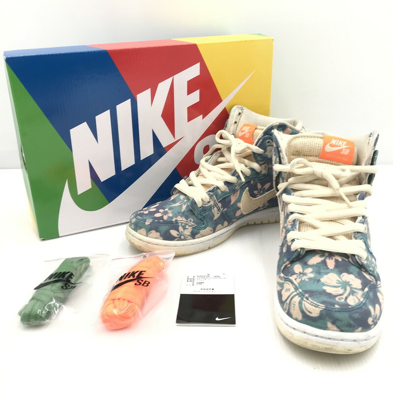 Nike Dunk High 花柄スニーカー　us10サイズ mqdefault.jpg