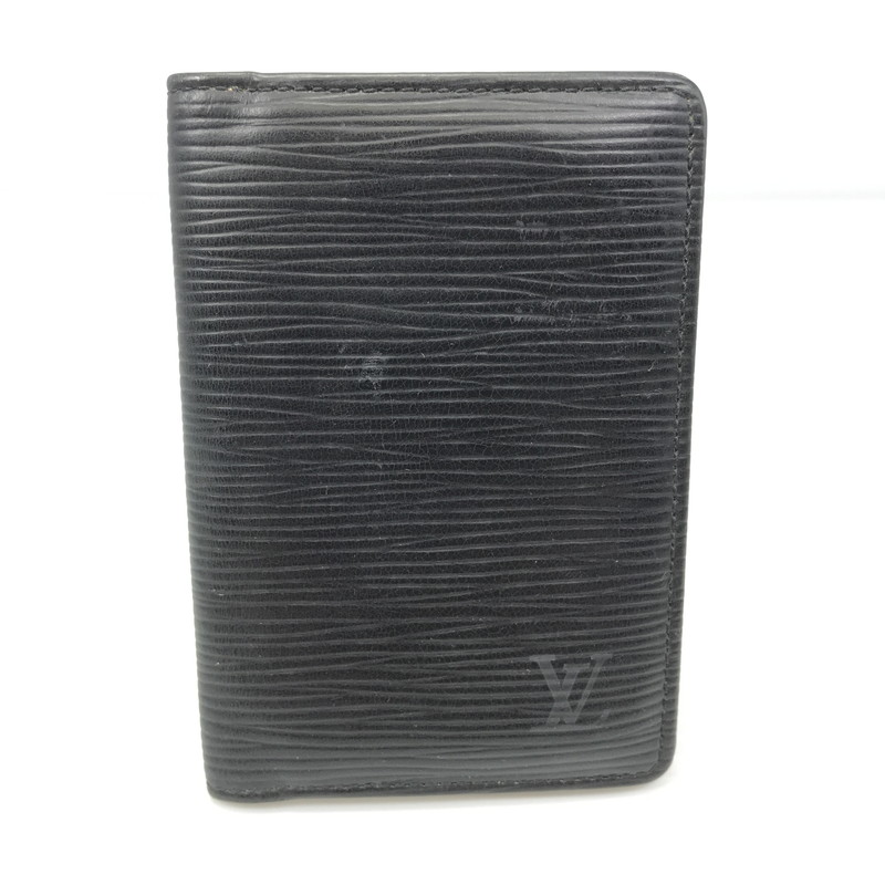 百貨店SALE 10%OFF~【現況乗り合い船品】【メンズ】 LOUIS VUITTON ルイ・ヴィトン エピ まとめ役 ドゥ ポッシュ M63582 歌留多容れもの 名刺入れ 銭入れ 179-250412-hi-27-tag 色合い：ノワール 生生世世Net店