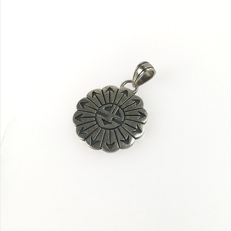 美品 SAAD シルバー 925 ターコイズ アラベスク タタキ ペンダント 楽天市場】【中古】【メンズ/レディース】 SAAD サード 925 金縄