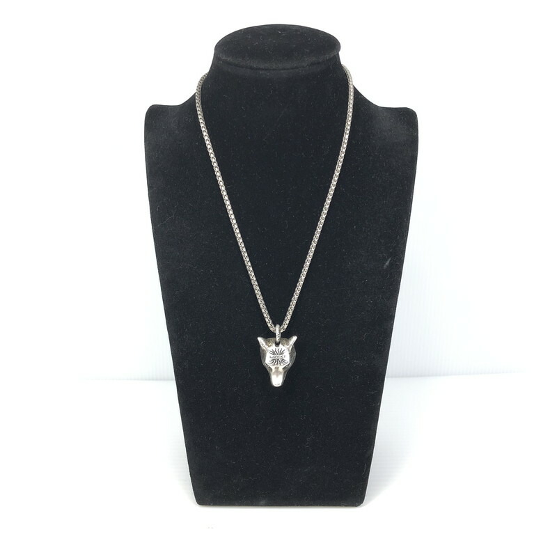GUCCI グッチ ウルフ ヘッド ネックレス シルバー 中古　美品　極美品 楽天市場】【GUCCI/グッチ】ウルフヘッド シルバー ネックレス