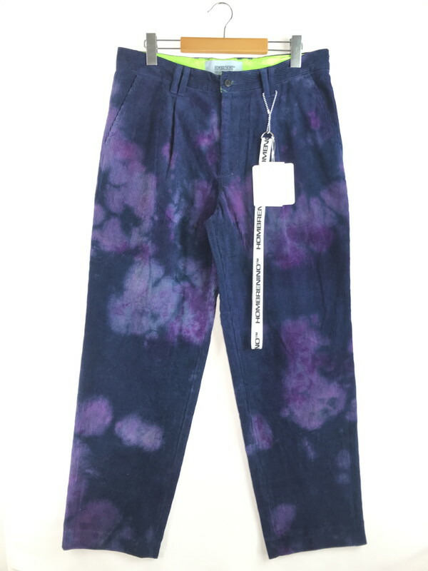 百貨店SALE 30%OFF~【中古美品】【メンズ】 Hombre Nino オンブレニーニョ 24FW TIE DYE CORDUROY PANTS HN0242-PT0003 タイダイコーデュロイパンツ 151-250530-hi-05-tag 大いさ：L 色合い：パープル 生生世世Net店