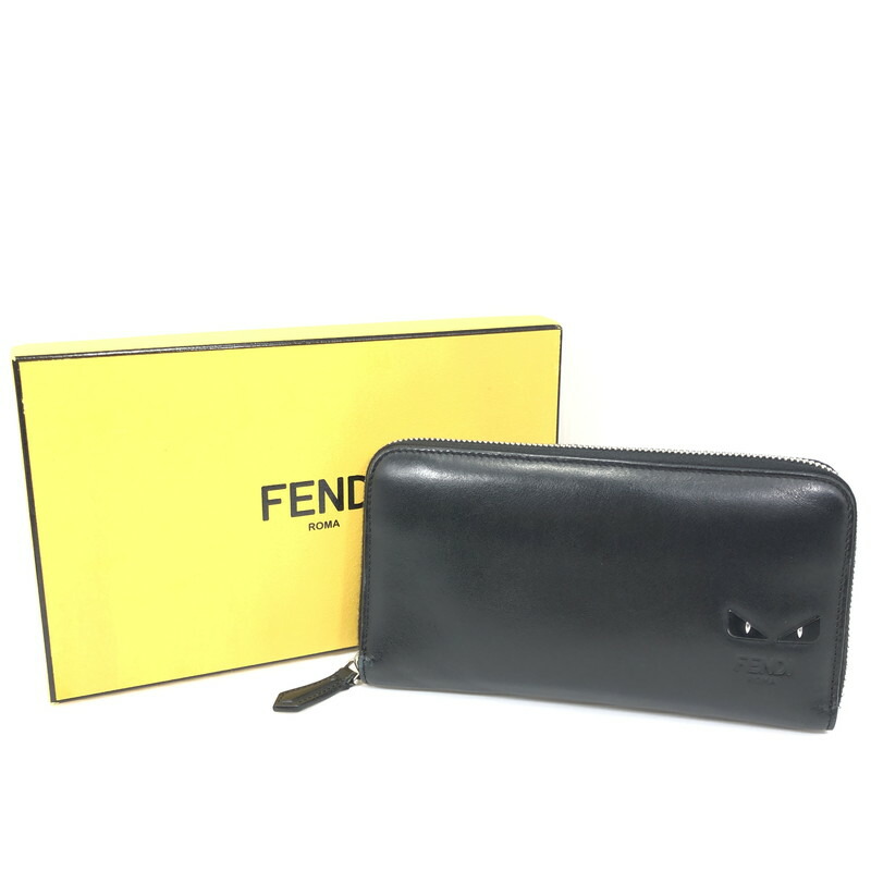 楽天市場】【中古】 フェンディ FENDI モンスター 長財布