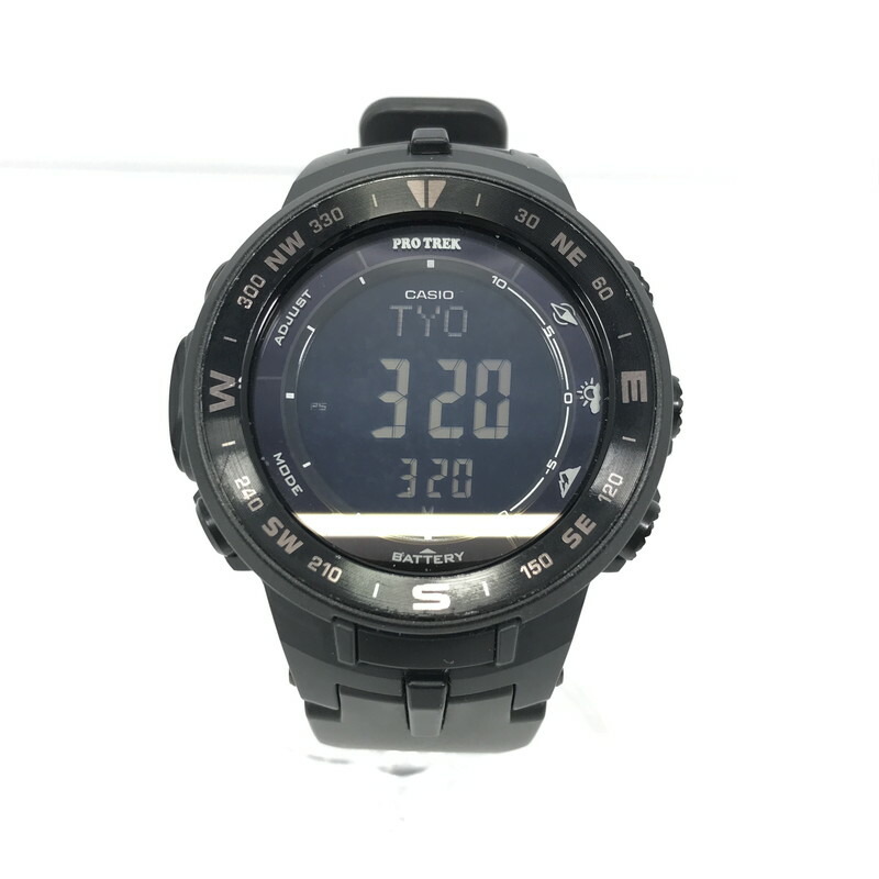 CASIO PROTREK  メンズ デジタル腕時計【中古・動作確認済】 CASIO(カシオ) PROTREK プロテック ソーラー デジタル ウォッチ