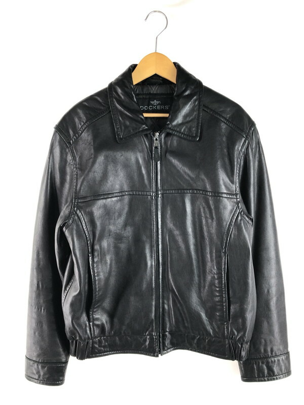 楽天市場】DOCKERS ドッカーズ レザー カーコート 黒 L Tバック