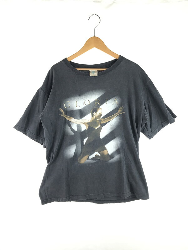 【中古品】【メンズ】 CHAMP チャンプ 90'S GLORIA ESTEFAN 1996 TOUR TEE 90年代 グロリア エステファン ツアー Tシャツ 半袖Tシャツ 146-250716-na-04-tag サイズ：L カラー：ブラック 万代Net店