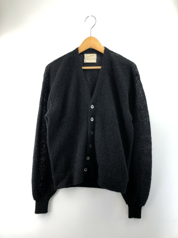 50s60s〜USA製　カーディガン　ブラック黒　Kandahar ヴィンテージ 楽天市場】60年代 Kandahar ポケット付き モヘアニットカーディガン