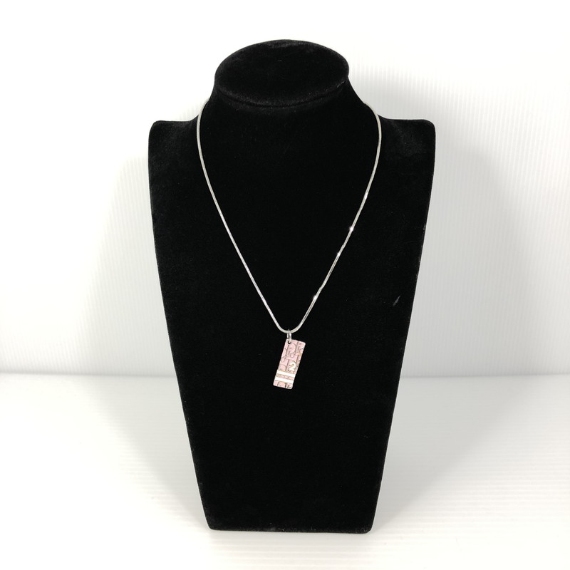 【現状渡し品】【レディース】 Christian Dior クリスチャンディオール TROTTER PLATE NECKLACE トロッタープレート ネックレス ペンダント アクセサリー 182-250827-hi-02-tag カラー：シルバー 万代Net店