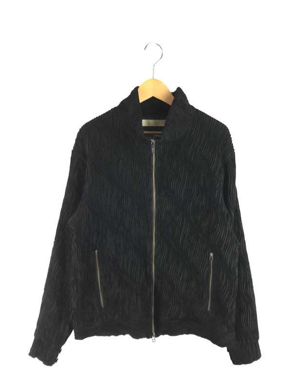 百貨店SALE 20%OFF~【中古美品】【メンズ】  MEAGRATIA メアグラーティア WAVY FABRIC TRACK JACKET 23243-0202 ウェイビー 布切れ 貨物自動車上衣 ライトアウター 140-250907-rt-16-tag 大いさ：2 色合い：黒いこと 生生世世Net店