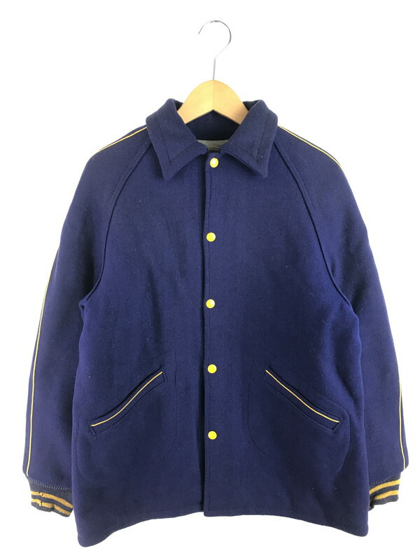 【現状渡し品】【メンズ】  CAMPUS キャンパス QUILTED LINER WOOL JACKET キルティングライナーウールジャケット アウター 146-250913-rt-08-tag サイズ：M カラー：ネイビー 万代Net店